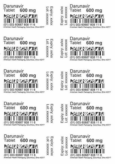 600 mg Darunavir Tablet Blister - 600 mg Darunavir Tablet Blister